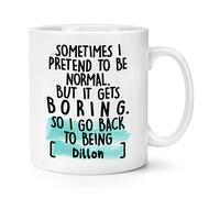 Personalizzato Sometimes I Pretend To Be Normale 284ml Tazza Introvert Originali