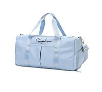 Personalizzato Sport Fitness Duffel Bag Testo personalizzatos Ricamo Borsa da viaggio Nome personalizzato Tasche umide asciutte Organizzatore Borse di stoccaggio per donne uomini