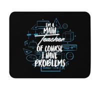 Personalizzato Tampone per Mouse, Math Professors of Course Have Probs Funny Trigonometry Statistics Tappetino per Il Mouse Ergonomico Gaming Mousepad per PC Ufficio Notebook