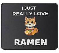 Personalizzato Tappetino Mouse, I Really Love en Cute Cat Kawaii Tappetino per Il Mouse Ergonomico Gaming Mousepad per Ufficio Laptop Computer
