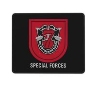 Personalizzato Tappetino per Il Mouse, 7Th Special Forces Group Logo, Antiscivolo Tappetino Mouse, Gaming Mousepad, 25X30cm, Ufficio, Laptop, Computer