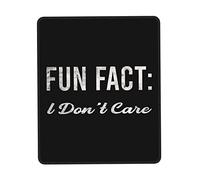 Personalizzato Tappeto Mouse, Fun Fact L Don't Care Tappetino per Il Mouse Superficie Liscia Gaming Mousepad per Ufficio Laptop Notebook