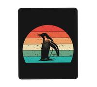Personalizzato Tappeto Mouse, Penguin Retro Sunset Tappetino per Il Mouse Superficie Liscia Gaming Mousepad per Notebook Laptop Computer