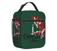 Personalizzato Un canto di Natale Film d'animazione Sacco pranzo uomini donne Frigorifero caldo Scatola del pranzo isolante per bambini Bambini a scuola