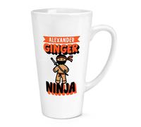 Personalizzato Zenzero Ninja 483ml Grande Latte Tazza Gingerbread Man Compleanno