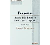 PERSONAS ACERCA DE LA DISTINCION ENTRE ALGO Y ALGUIEN 2¦ED