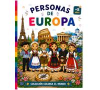PERSONAS DE EUROPA: LIBRO PARA COLOREAR