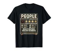 Persone 1 Star Absolute Nightmare Non consiglierebbe Divertente Maglietta