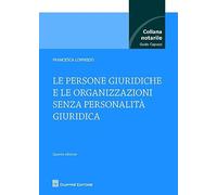 Le persone giuridiche e le organizzazioni senza personalità giuridica