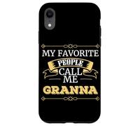 Persone preferite Chiamami Granna Nonna Famiglia Amore Custodia per iPhone XR