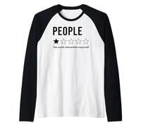 Persone Una Stella troppe interazioni Non consiglierebbero Maglia con Maniche Raglan