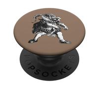 Personificazione Demoniaca Di Inverno, Morte E Decadimento Tagliato PopSockets PopGrip Adesivo