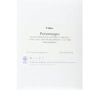 Personnages: An Intermediate Course in French Language and Francophone Culture