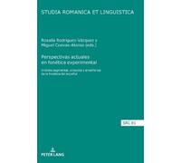 Perspectivas actuales en fonética experimental (Copertina rigida)