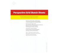 Perspective Grid Sketch Sheets: 50 Sheet Multipurpose Perspective Metric Grid Book View Point & Vanishing Point Below Page Horizon