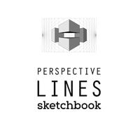Perspective Lines Sketchbook: Hand Drawing Journal