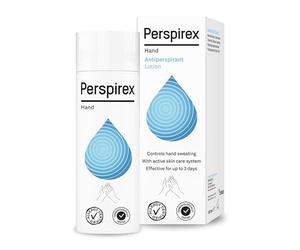 Perspirex - Lozione Antitraspirante Mani, Controllo Totale del Sudore con Formula Avanza a Lunga Durata, Protezione Efficace Senza Profumi, Delicata sulla Pelle e Facile da Applicare, 100ml