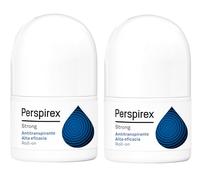 Perspirex® | Strong | Deodorante antitraspirante ascella roll-on con elevata efficacia ed efficacia anti-sudore fino a 5 giorni | Per persone che soffrono di sudorazione severa | Confezione da 2-40 ml