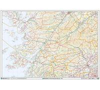 Perth - PH - Mappa del muro del codice postale - Carta