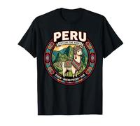 Perù Esplorare Il Lama Andes Viaggio Maglietta