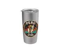 perù esplorare il lama andes viaggio vintage Bicchiere termico in acciaio inox doppia parete