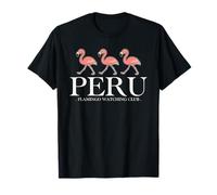 Peru Flamingo Watcher Club Bird Lover Ornithologist Maglietta