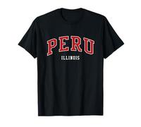 Perù Illinois College University Style Maglietta