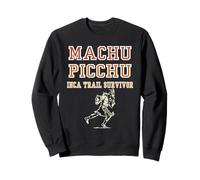 Perù Machu Picchu Cuzco Funny Inca Trail Design Uomo Donna Felpa