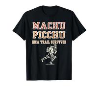 Perù Machu Picchu Cuzco Funny Inca Trail Design Uomo Donna Maglietta