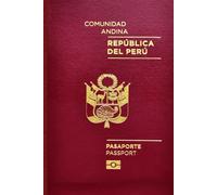 Peru Passport Cover Notebook: Vibrant Andean Design Journal: Stylish Peruvian-Inspired Notebook for Travel Notes & Plans