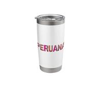Peru Peruvian Women Pattern Roots Pride Vintage Peruana Bicchiere termico in acciaio inox doppia parete