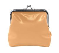 Perù tinta unita pura tinta unita giallo donna in pelle portamonete portafoglio conveniente borsa moneta per le donne