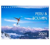 Peru und Bolivien - Traumlandschaften (Tischkalender 2026 DIN A5 quer), CALVENDO Monatskalender: Eindrucksvolle Landschaftsbilder der zwei bezauberten Länder Südamerikas von Daniel Ricardo Gonzalez