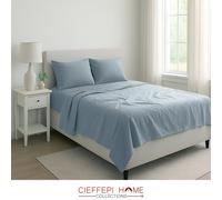 PERUGIA COMPLETO LENZUOLA PERCALLE personalizzabili matrimoniali o singole - Cie