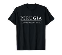 Perugia Cuore dell'Umbria Città Italiana Viaggi Maglietta