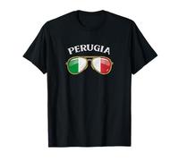 Perugia Italy Vintage Flag Sunglasses Maglietta