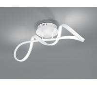 PERUGIA PLAFONIERA LED 28W 3400lm, 4000 CROMO CON DIMMERAZIONE AD INTERRUTTORE L.60CM