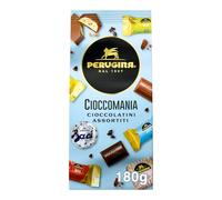 PERUGINA Cioccomania Cioccolatini Assortiti Fondenti e al Latte, Sacchetto 180g