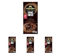 PERUGINA NERO Caffè Tavoletta Cioccolato Fondente 85g (Confezione da 4)
