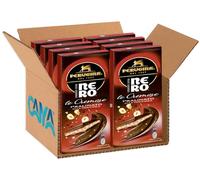 Perugina Nero Tavoletta Le Cremose al Gusto Pralinato alla Nocciola al Cioccolato Extra Fondente con Ripieno di Nocciole 100g [BOX da 8 Confezioni]