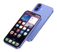 Perusha Display Falso Giocattoli Cellulare modello metallico Non Funzionale replica 1:1 telefono per il telefono 16 Giocattoli falsi del telefono Cellulare, schermo Colore Blu 16