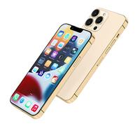 Perusha Senza logo Modello di visualizzazione fittizio del telefono non funzionante fingere giocattolo del telefono per il telefono 13 Pro Max 13 mini (6,7 pollici, schermo a colori oro)
