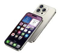 Perusha Visualizzazione di Falsi Giocattoli Cellulare modello metallico Non Funzionale replica 1:1 telefono per il telefono 16 Pro Max Falso Giocattoli Cellulari, Schermo Colore Titanio 16pro Max