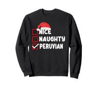 Peruvian Christmas Wear Funny Perù Xmas Cheklist Felpa