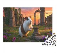Peruvian Guinea Pig Puzzle 1000 Pezzi Puzzle Per Adulti Cute Animals Puzzle Difficile Sfida Rilassamento E Intelligence Regalo Per Amore E Amico 1000pcs (75x50cm)