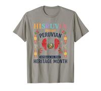 Peruvian Hispanic Heritage Month Pride Latino Roots Peru Maglietta