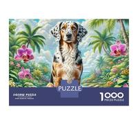 Peruvian Inca Orchid 1000 Pezzi Carta Ecologica Resistente Puzzle Premium Adorable Pet Impossibilmente Difficile Gioco Creativo Puzzle Per Decorazione Domestica 52x38cm/1000pcs