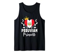 Peruvian Princess Peru Flag Proud Peruvian Girl Canotta