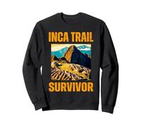 Peruviano Machu Picchu Cusco Perù Inca Trail Survivor Design Felpa