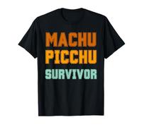 Peruviano Machu Picchu Cusco Perù Inca Trail Survivor Design Maglietta
